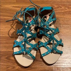 Lace up sandals
